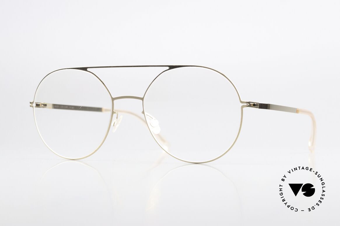 Mykita Lonne Damenbrille Champagne Gold, Mykita Brille, Modell LITE Lonne, Gr. 54-18, col. 291, Passend für Damen