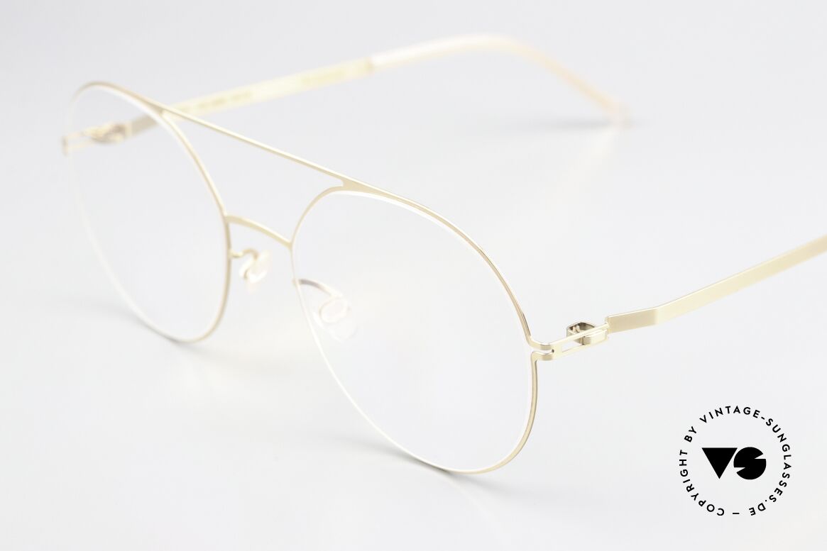 Mykita Lonne Damenbrille Champagne Gold, ungetragenes Modell von 2019, mit orig. Mykita Etui, Passend für Damen