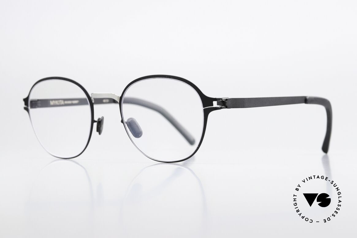 Mykita Gerrit Decades Serie 2014 bis 2016, Farbe 052 "Silver/Black": Brille für Damen & Herren, Passend für Herren und Damen