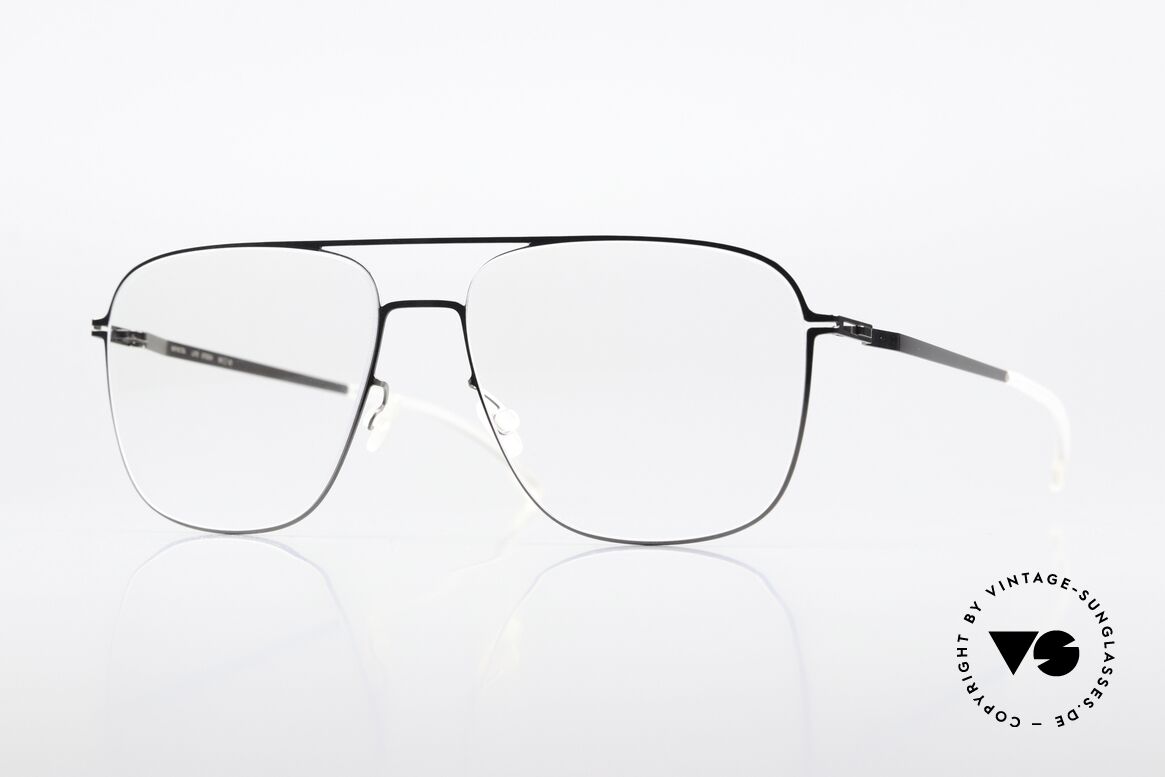 Mykita Steen Eckige Metallbrille Für Herren, Mykita Brille, Modell LITE Steen, Gr. 56-16, col. 328, Passend für Herren