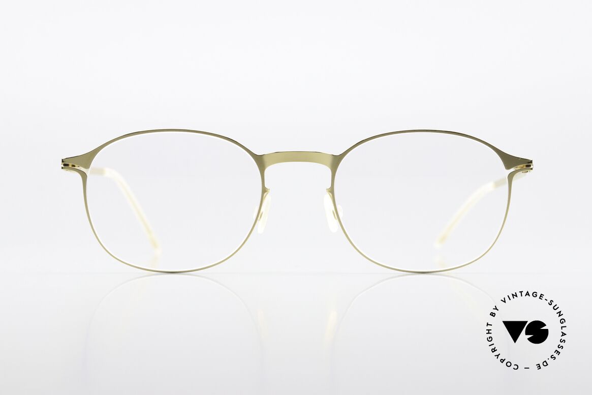 Mykita Toimi Damenbrille Glossy Gold Metall, Metall-Fassung, LITE Collection (2017-18 gefertigt), Passend für Damen