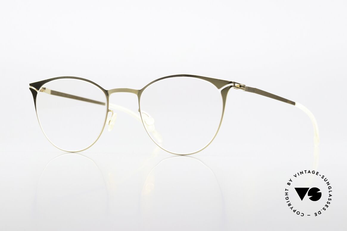 Mykita Gesa Brille Für Frauen In Glossy Gold, Mykita Frauenbrille, mod. GESA, Gr. 48-19, col. 013, Passend für Damen
