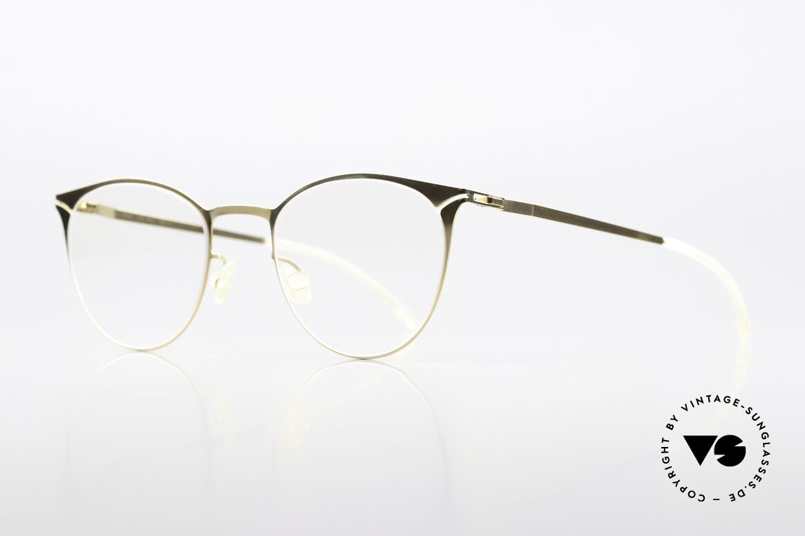 Mykita Gesa Brille Für Frauen In Glossy Gold, color 013 "Glossy Gold" (eher eine Brille für Damen), Passend für Damen