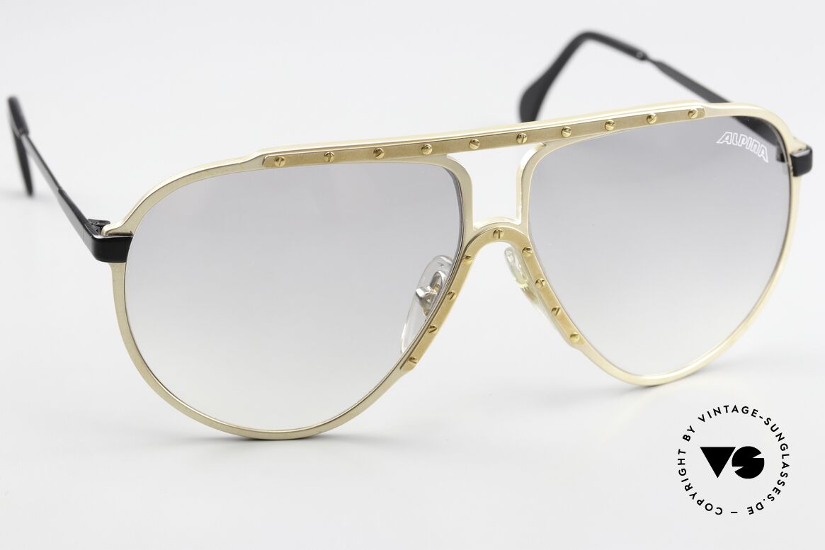 Alpina M1 Kultbrille 1987 Limited Edition, die Kultsonnenbrille der 80er Jahre in Gr. 60/12, Passend für Herren und Damen