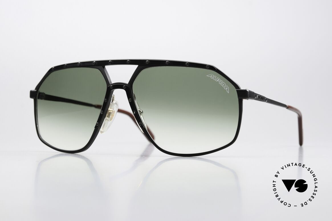 Alpina M6 All Black Edition 80er Jahre, legendäre true vintage Sonnenbrille: ALPINA M6, Passend für Herren und Damen Alpina M6 All Black Edition 80er Jahre, legendäre true vintage Sonnenbrille: ALPINA M6, Passend für Herren und Damen