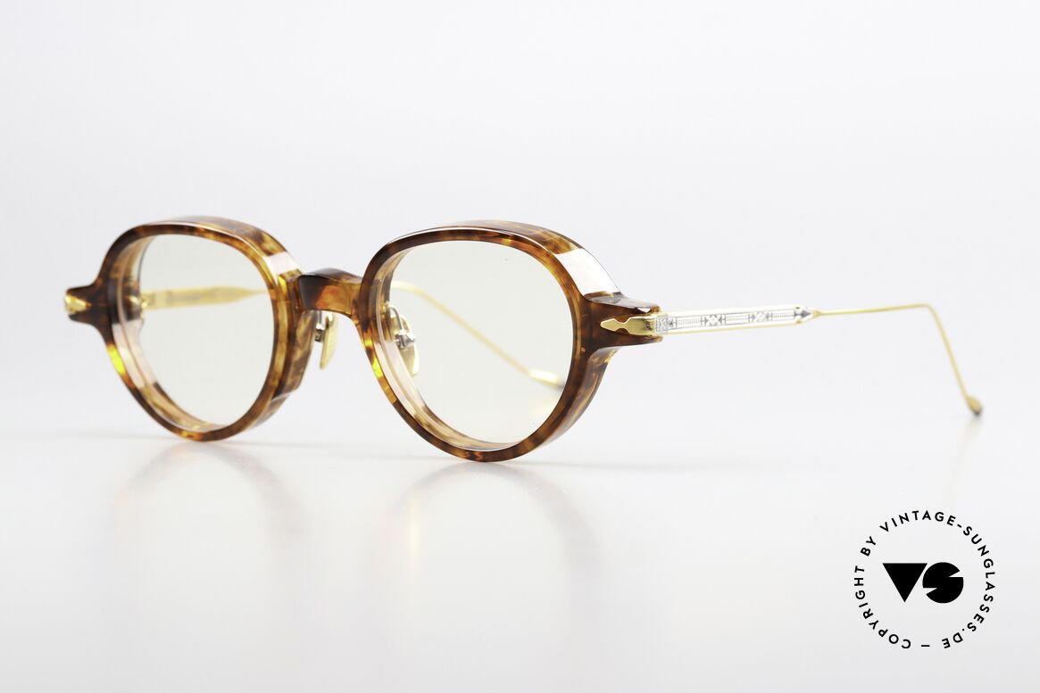 Jacques Marie Mage Clark Vu Azetat Titan Brillenfassung, color: Argyle/Gold, in Größe 45-22, Strictly Limited, Passend für Herren und Damen