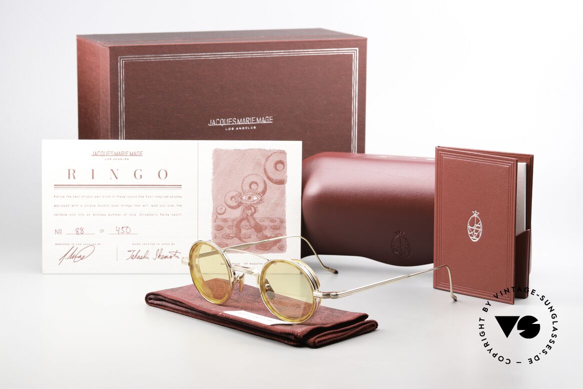 Jacques Marie Mage Ringo 2 Beta Titan Sonnenbrille Rund, Größe: large, Passend für Herren und Damen Jacques Marie Mage Ringo 2 Beta Titan Sonnenbrille Rund, Größe: large, Passend für Herren und Damen