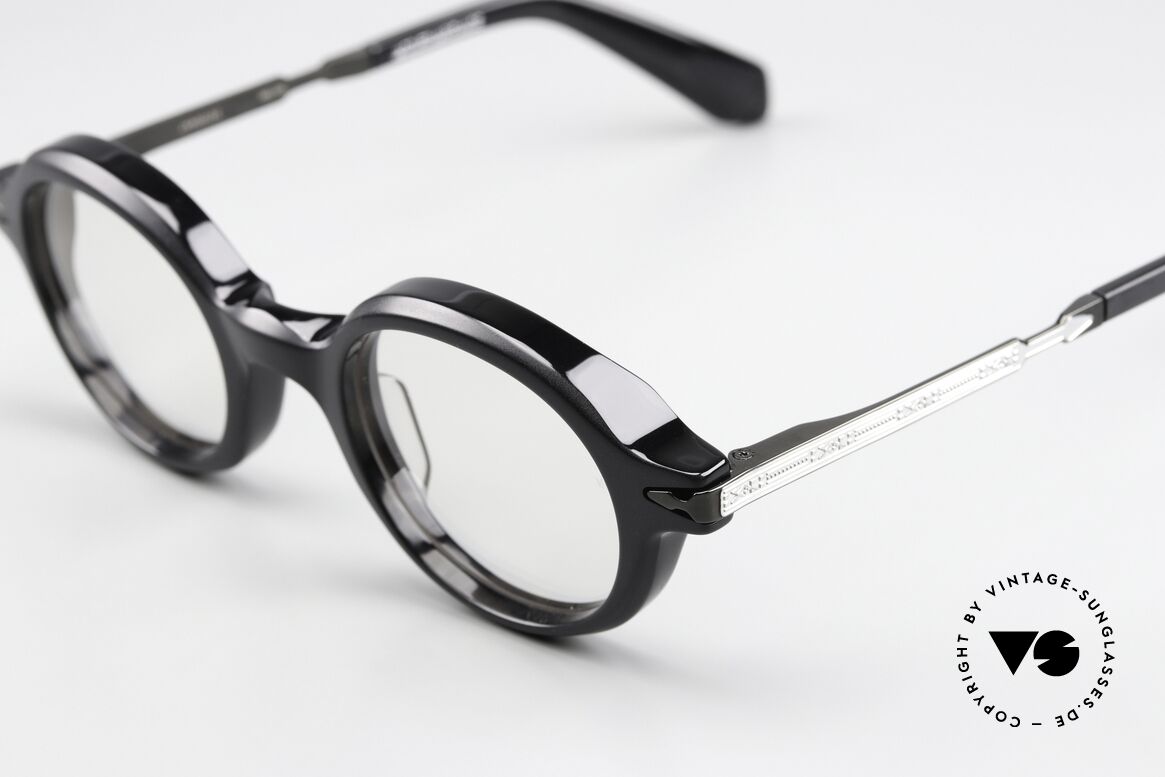 Jacques Marie Mage Hartigan Panto Kombi-Designerbrille, Azetat-Front mit Titaniumbügeln = eine Kombi-Brille, Passend für Herren und Damen