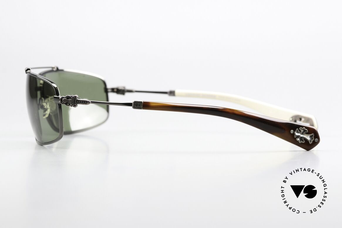 Chrome Hearts Boned Rockstar Sonnenbrille Von 2004, sehr markante vintage Sonnenbrille; ungetragen, Passend für Herren