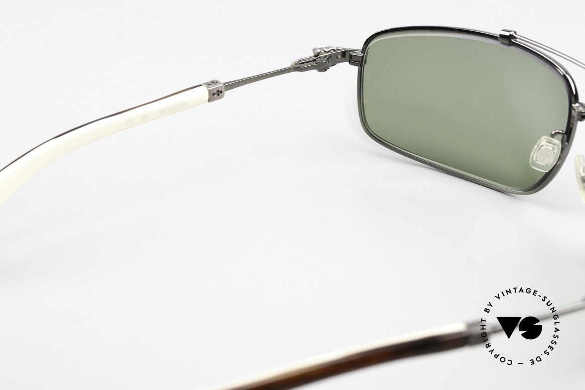 Chrome Hearts Boned Rockstar Sonnenbrille Von 2004, Größe: large, Passend für Herren