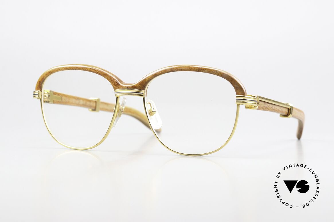 Cartier Malmaison Diego A Maradona Holzbrille, Cartier Holzbrille, Promibrille und Luxusbrille, Passend für Herren und Damen Cartier Malmaison Diego A Maradona Holzbrille, Cartier Holzbrille, Promibrille und Luxusbrille, Passend für Herren und Damen