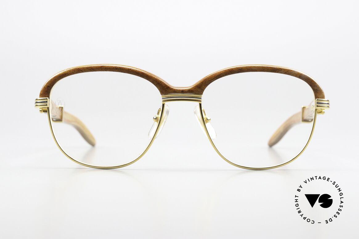 Cartier Malmaison Diego A Maradona Holzbrille, u.a. getragen von Diego A. Maradona (WM 1990), Passend für Herren und Damen Cartier Malmaison Diego A Maradona Holzbrille, u.a. getragen von Diego A. Maradona (WM 1990), Passend für Herren und Damen