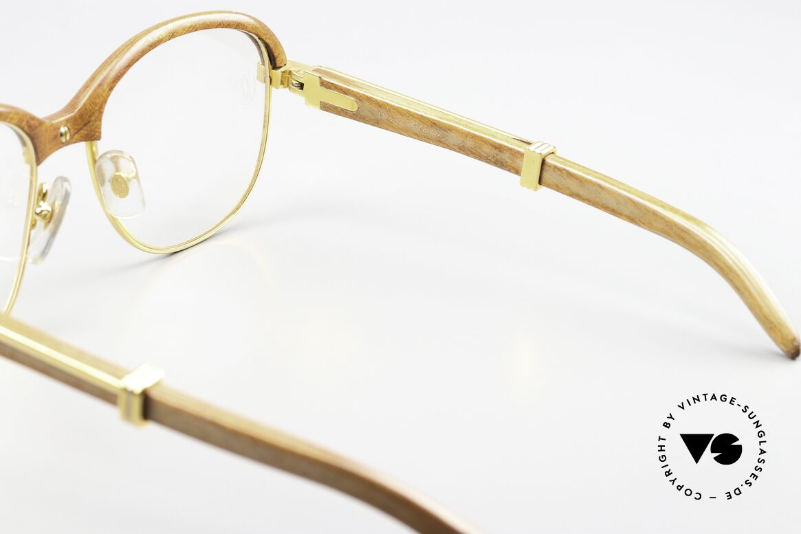 Cartier Malmaison Diego A Maradona Holzbrille, Größe: small, Passend für Herren und Damen Cartier Malmaison Diego A Maradona Holzbrille, Größe: small, Passend für Herren und Damen