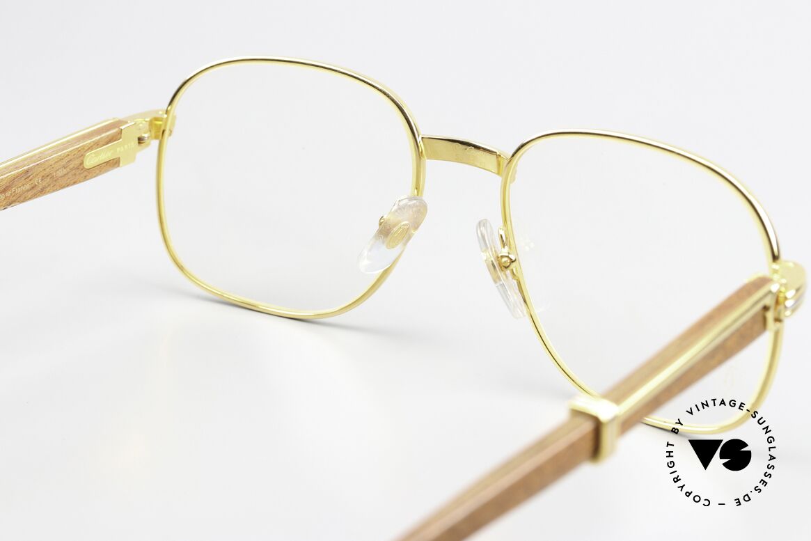 Cartier Monceau 90er Bubinga Edelholzbrille, Größe: medium, Passend für Herren und Damen Cartier Monceau 90er Bubinga Edelholzbrille, Größe: medium, Passend für Herren und Damen