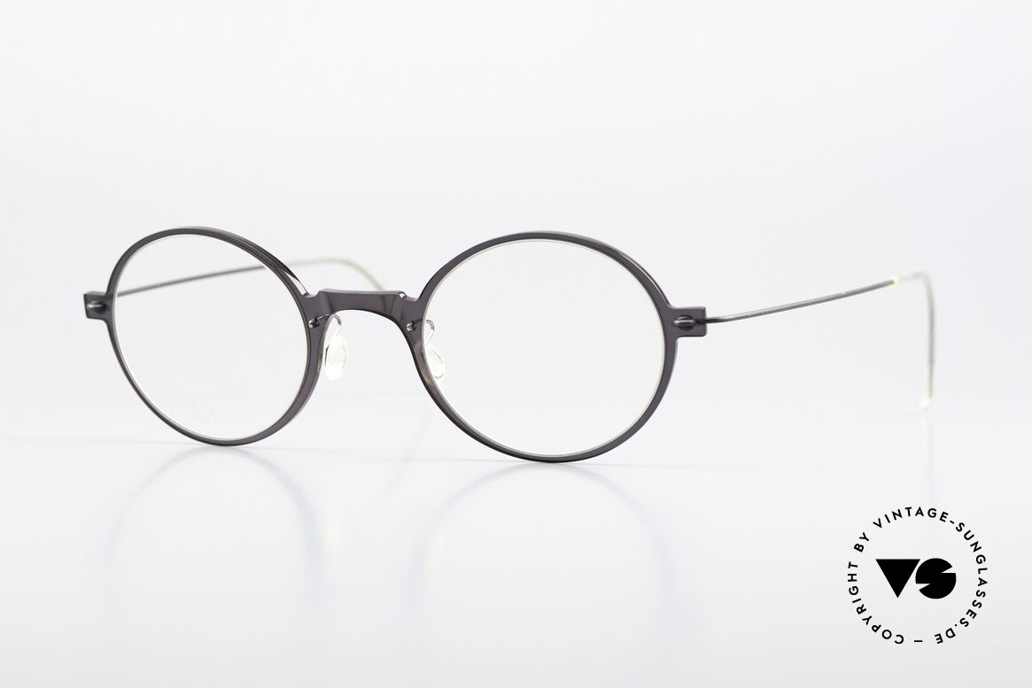 Lindberg 6508 NOW Vintage Designerbrille Unisex, runde Lindberg Brille aus der NOW bzw. N.O.W. Serie, Passend für Herren und Damen Lindberg 6508 NOW Vintage Designerbrille Unisex, runde Lindberg Brille aus der NOW bzw. N.O.W. Serie, Passend für Herren und Damen
