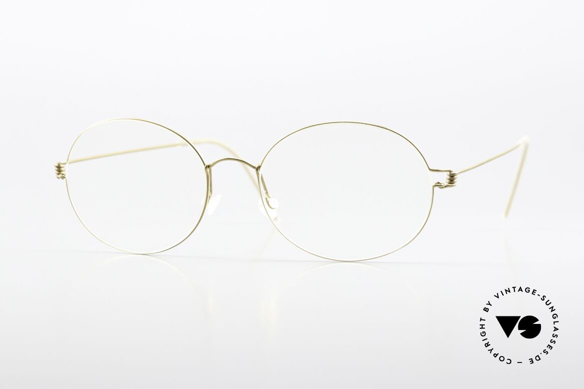 Lindberg Florence Air Titan Rim Brille Rund Oval Gold Unisex, LINDBERG Air Titanium Rim Brille in Größe 51-17, 145, Passend für Herren und Damen Lindberg Florence Air Titan Rim Brille Rund Oval Gold Unisex, LINDBERG Air Titanium Rim Brille in Größe 51-17, 145, Passend für Herren und Damen