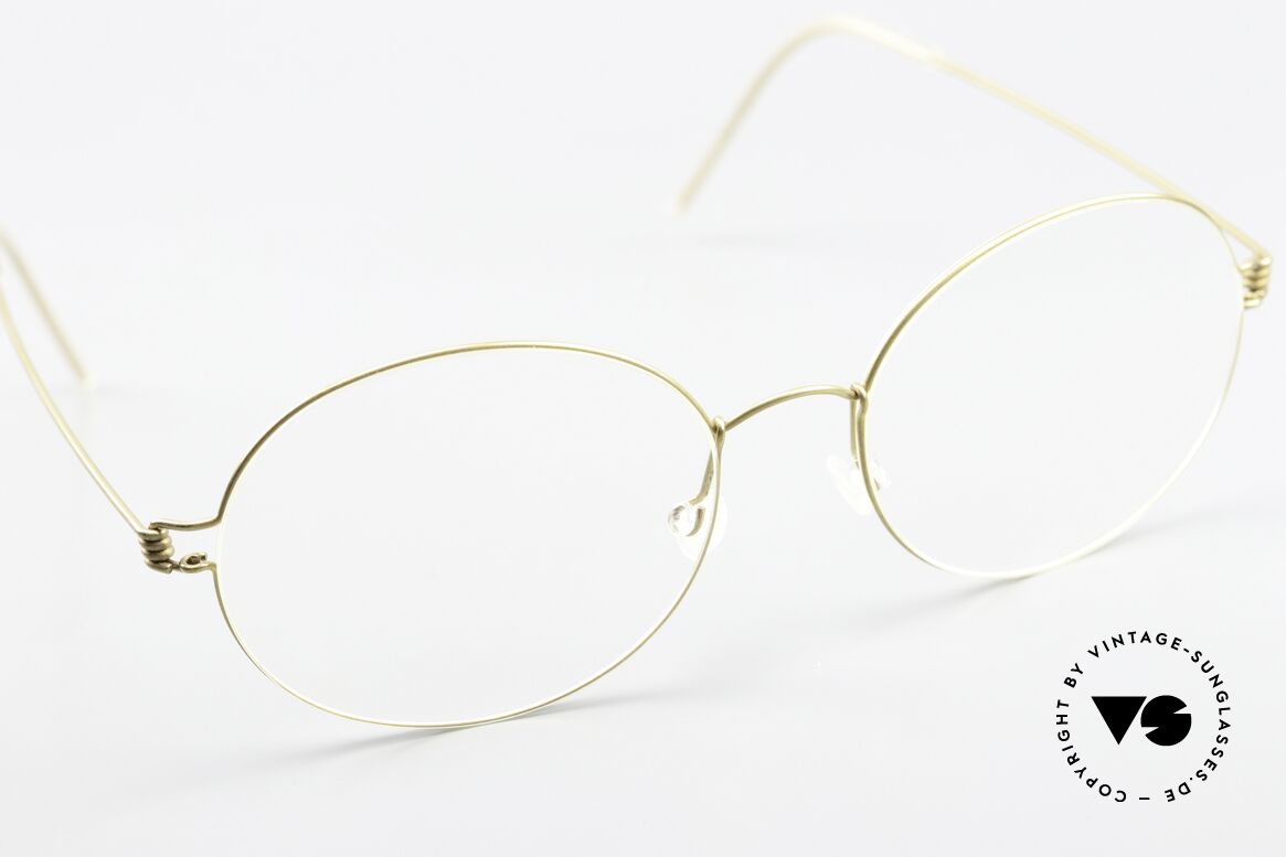 Lindberg Florence Air Titan Rim Brille Rund Oval Gold Unisex, ungetragenes Designerstück + orig. Lindberg Magnet-Etui, Passend für Herren und Damen Lindberg Florence Air Titan Rim Brille Rund Oval Gold Unisex, ungetragenes Designerstück + orig. Lindberg Magnet-Etui, Passend für Herren und Damen