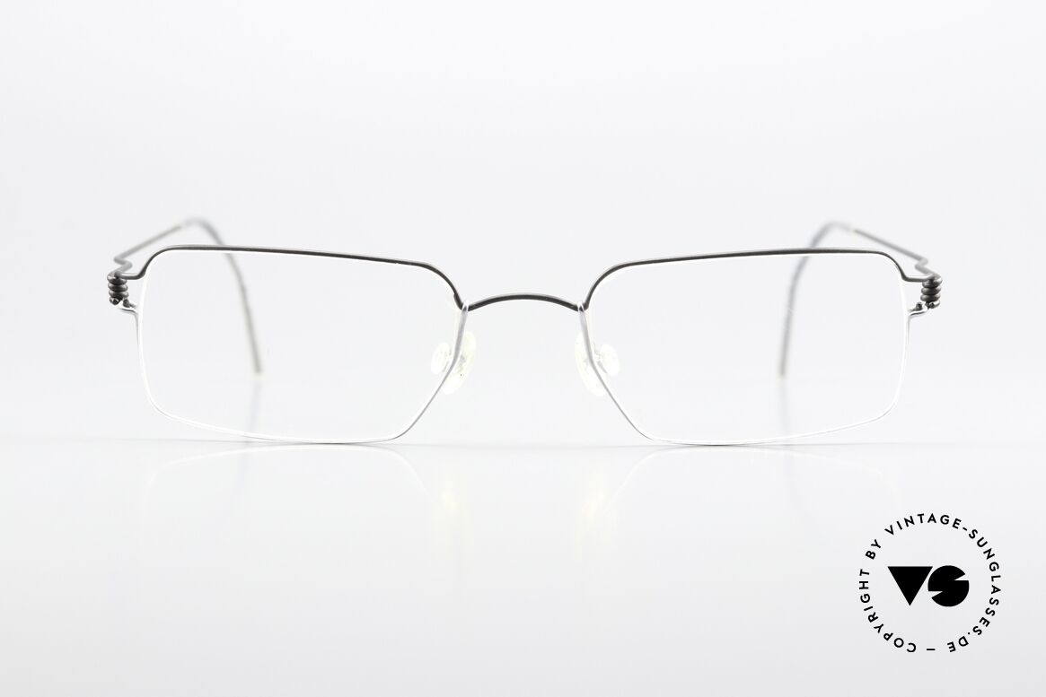Lindberg Cantus Air Titan Rim Eckige Titanbrille Zweifarbig, Größe 49-20, anpassbar von Small bis Medium Passform, Passend für Herren und Damen Lindberg Cantus Air Titan Rim Eckige Titanbrille Zweifarbig, Größe 49-20, anpassbar von Small bis Medium Passform, Passend für Herren und Damen