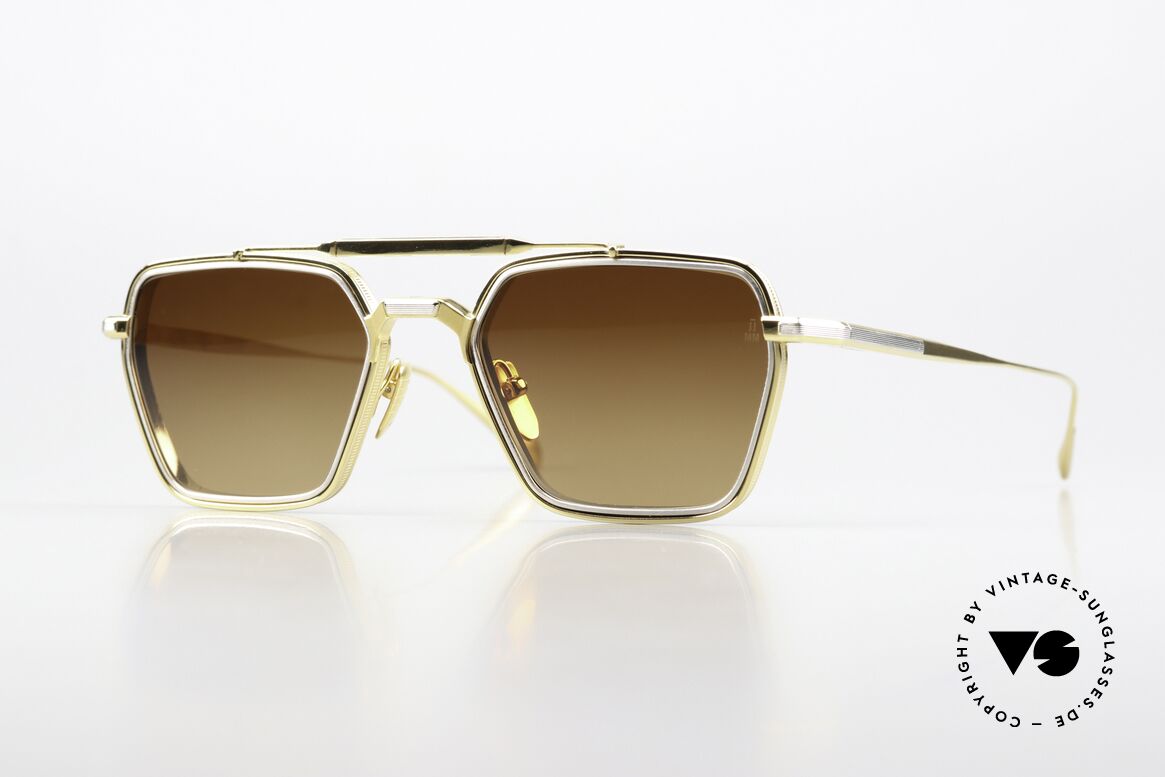 Jacques Marie Mage Commodore Titanbrille Navigator Style, Jacques Marie Mage Herrensonnenbrille, Commodore, Passend für Herren und Damen