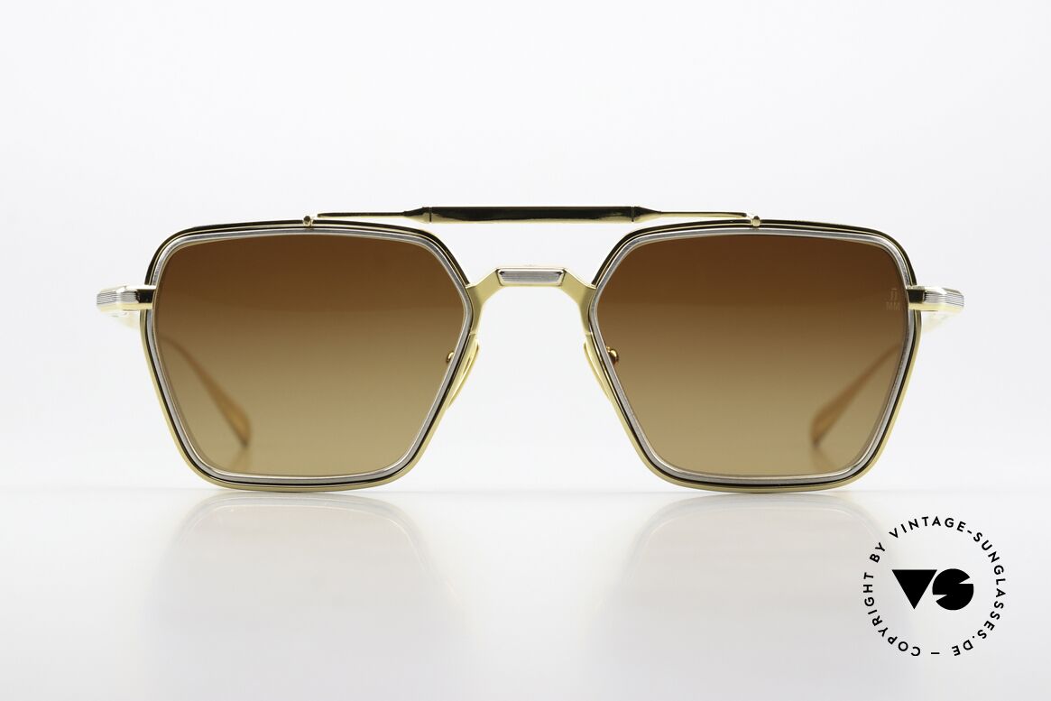 Jacques Marie Mage Commodore Titanbrille Navigator Style, streng limitierte Beta-Titan Fassung in Größe 53-20, Passend für Herren und Damen