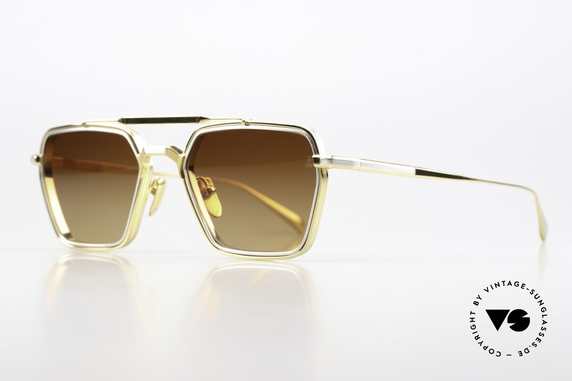 Jacques Marie Mage Commodore Titanbrille Navigator Style, weltweit nur 500 Stück verfügbar (ein Sammlerstück), Passend für Herren und Damen