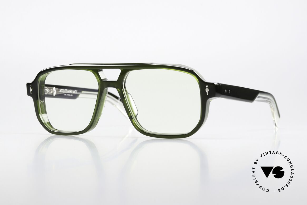 Jacques Marie Mage Evans Massive Azetatbrille Eckig, Jacques Marie Mage Brillenfassung, Modell EVANS, Passend für Herren und Damen