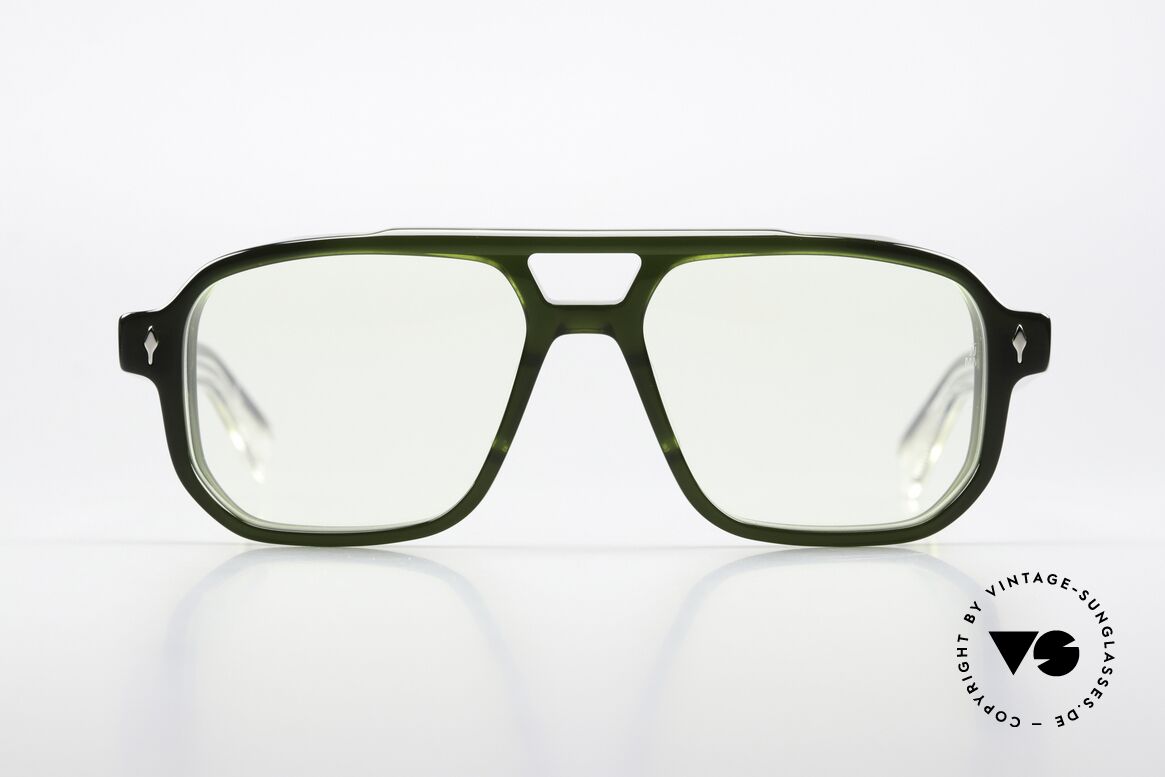 Jacques Marie Mage Evans Massive Azetatbrille Eckig, sehr massiver Azetatrahmen für Damen und Herren, Passend für Herren und Damen