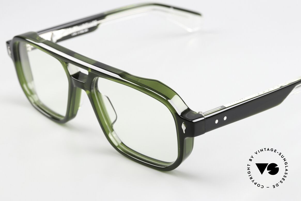 Jacques Marie Mage Evans Massive Azetatbrille Eckig, JMM zeigt, dass "vintage" keine Frage des Alters ist!, Passend für Herren und Damen
