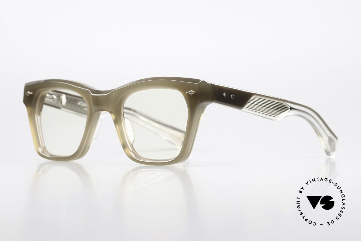 Jacques Marie Mage Picabia Designerbrille 50er Jahre Stil, sehr markante Brille, col. Colosseum, Größe 49/23, Passend für Herren und Damen