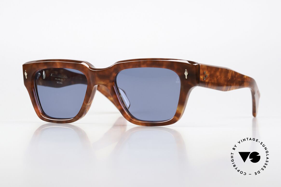 Jacques Marie Mage Fellini Connoisseur Sonnenbrille, markante Jacques Marie Mage Sonnenbrille, Fellini, Passend für Herren