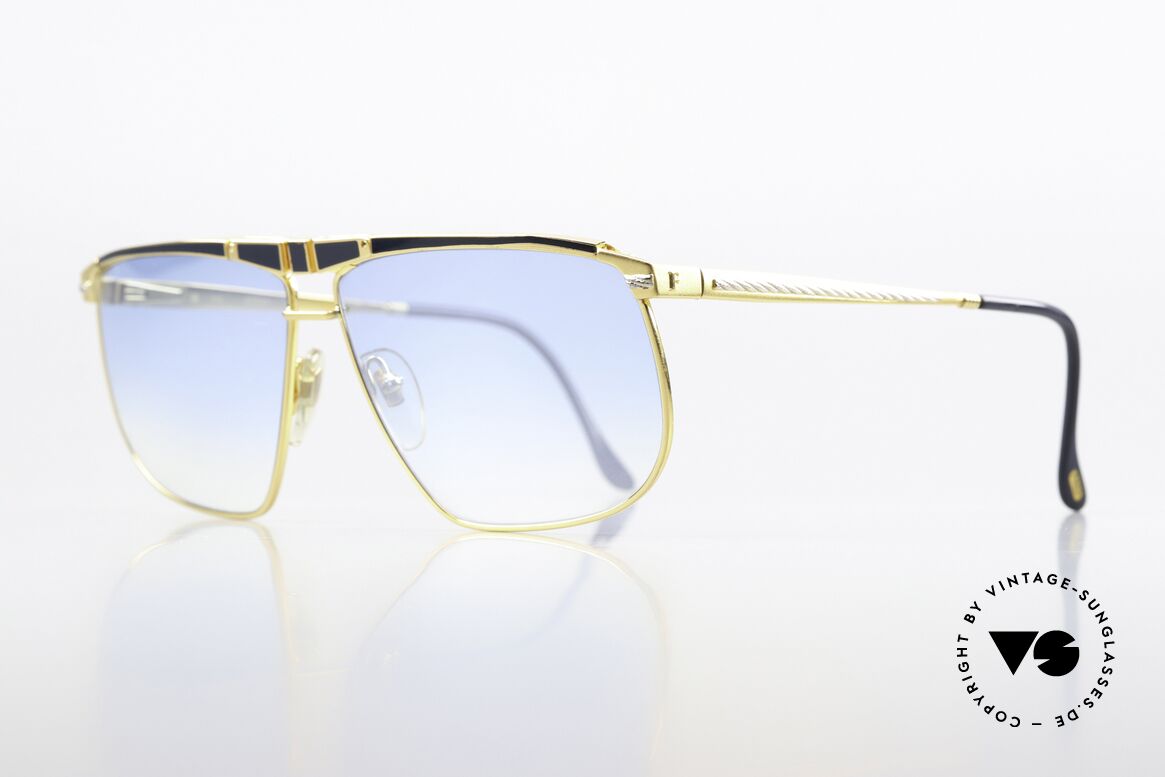 Fred Ocean Leicht Verspiegelte Gläser 80er, eine absolute Luxusbrille (22kt vergoldet) für Kenner, Passend für Herren Fred Ocean Leicht Verspiegelte Gläser 80er, eine absolute Luxusbrille (22kt vergoldet) für Kenner, Passend für Herren