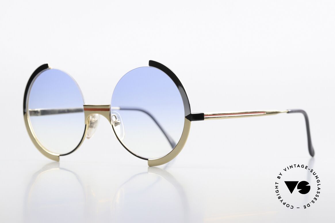Casanova FC4 Runde Kunstsonnenbrille 80er, vergoldete Metall-Fassung (damals selbstverständlich), Passend für Herren und Damen Casanova FC4 Runde Kunstsonnenbrille 80er, vergoldete Metall-Fassung (damals selbstverständlich), Passend für Herren und Damen