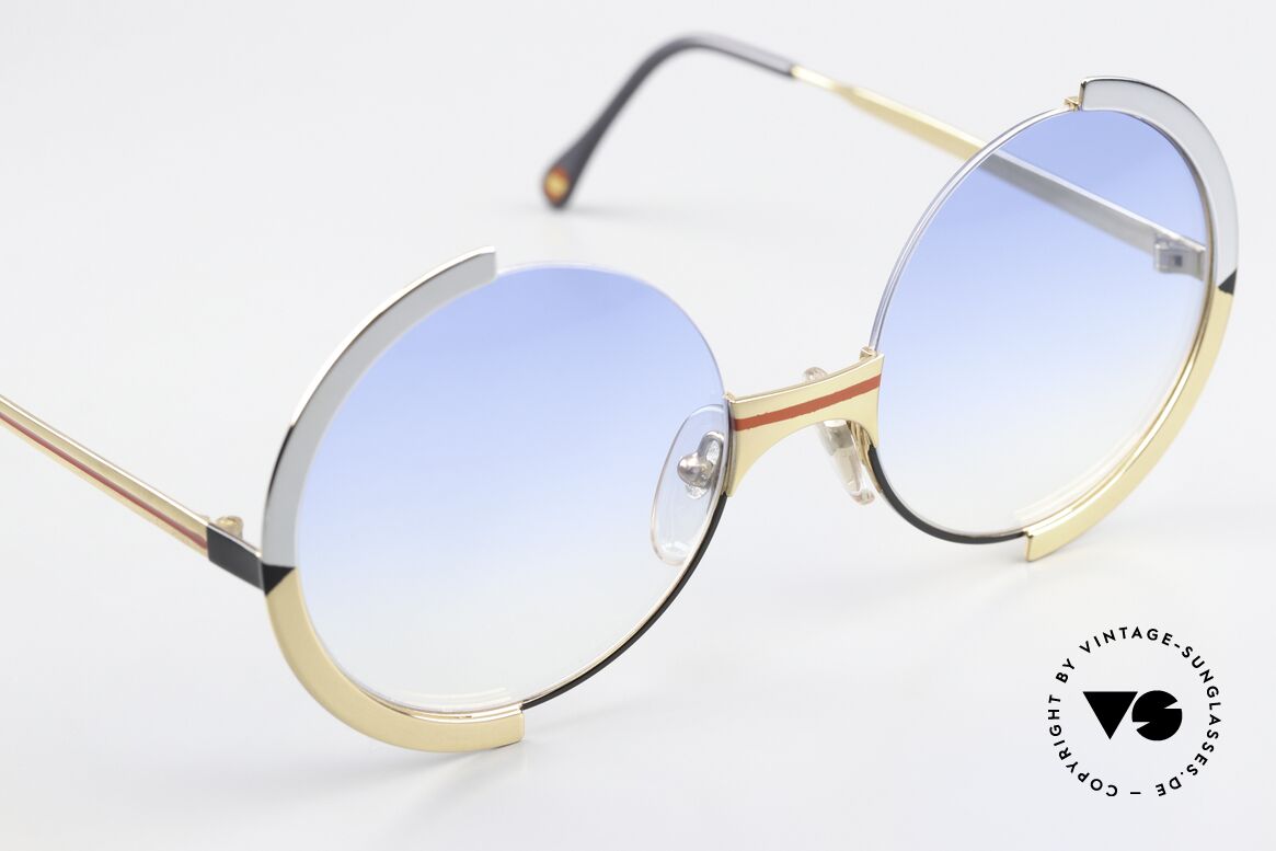 Casanova FC4 Runde Kunstsonnenbrille 80er, eine kostbare, ungetragene, VINTAGE Designer Rarität, Passend für Herren und Damen Casanova FC4 Runde Kunstsonnenbrille 80er, eine kostbare, ungetragene, VINTAGE Designer Rarität, Passend für Herren und Damen