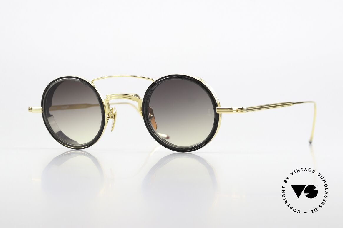 Jacques Marie Mage Ringo 2 Fab Four Inspirierte Brille, runde Jacques Marie Mage Sonnenbrille, RINGO 2, Passend für Herren und Damen