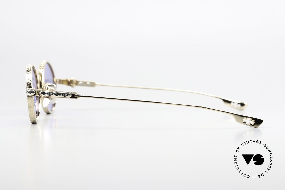 Chrome Hearts Honey Dipped Modell Der Werbekampagne, color SS-GP, Größe 48-23, 144 (mit Seriennummer), Passend für Herren und Damen Chrome Hearts Honey Dipped Modell Der Werbekampagne, color SS-GP, Größe 48-23, 144 (mit Seriennummer), Passend für Herren und Damen
