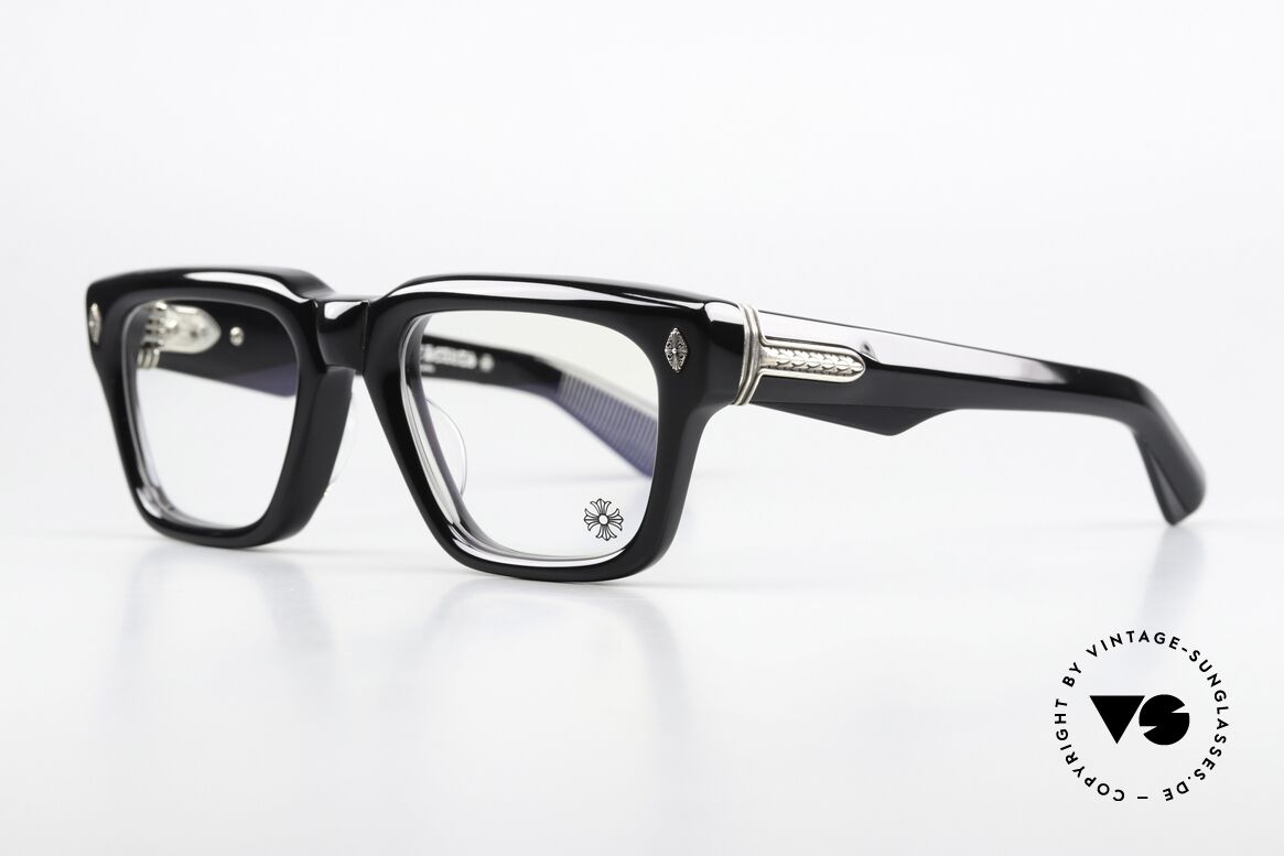 Chrome Hearts Gnarlin Männerbrille 925 Silber Rocker, mit 925er Sterling Silber als Dekor-Elemente, Passend für Herren Chrome Hearts Gnarlin Männerbrille 925 Silber Rocker, mit 925er Sterling Silber als Dekor-Elemente, Passend für Herren
