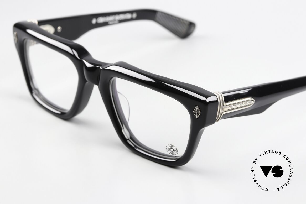 Chrome Hearts Gnarlin Männerbrille 925 Silber Rocker, berühmt durch die Biker- und Rocker-Szene, Passend für Herren Chrome Hearts Gnarlin Männerbrille 925 Silber Rocker, berühmt durch die Biker- und Rocker-Szene, Passend für Herren
