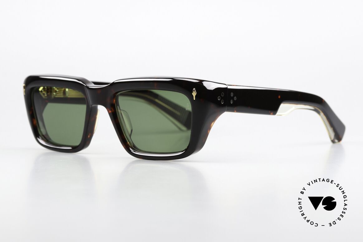 Jacques Marie Mage Walker Herren Sonnenbrille 60er Stil, col. ETNA, Serpent Lenses, limitiertes Modell, 53/21, Passend für Herren