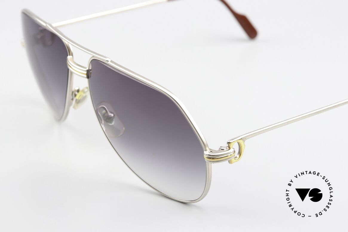 Cartier Vendome LC - M Edle Palladium Sonnenbrille, seltene & entsprechend teure Palladium-Luxus-Edition, Passend für Herren
