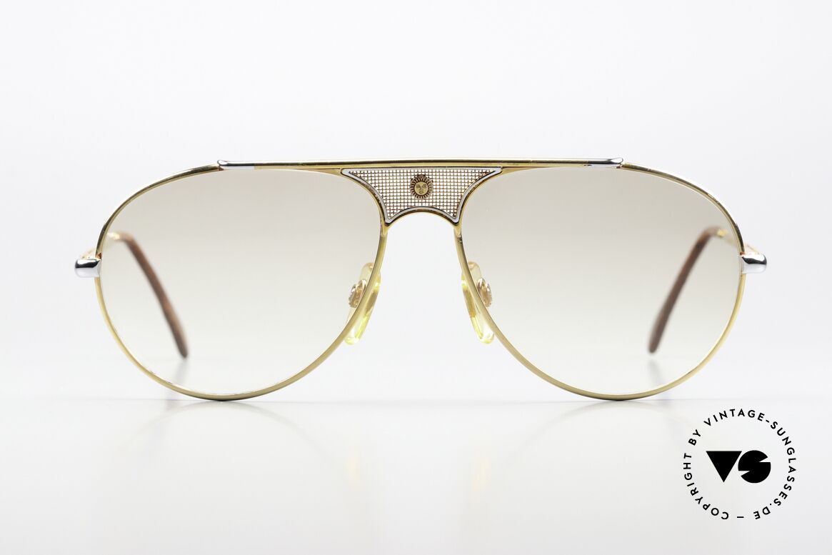 St. Moritz 404 Sonnenbrille Mit Jupiter Symbol, kostbares 80er Jahre Designerstück mit Jupiter Symbol, Passend für Herren und Damen St. Moritz 404 Sonnenbrille Mit Jupiter Symbol, kostbares 80er Jahre Designerstück mit Jupiter Symbol, Passend für Herren und Damen