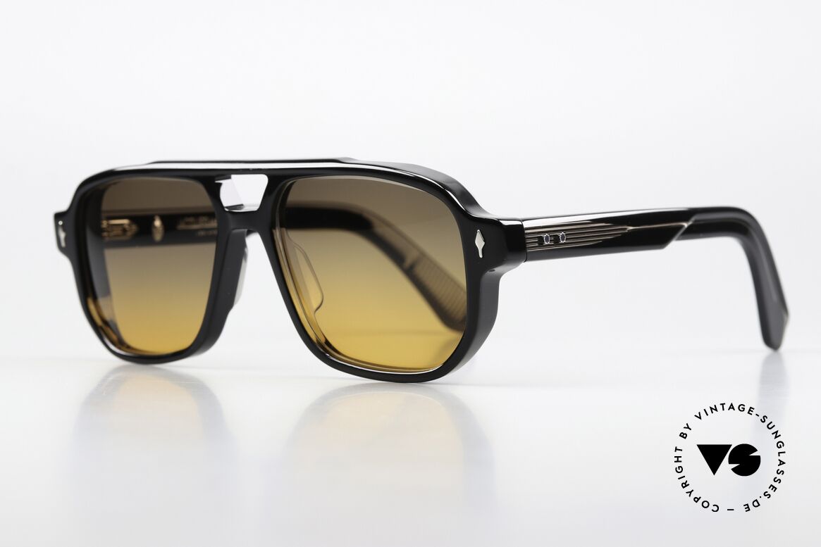 Jacques Marie Mage Evans Customized Gläser Wüstensturm, Color Code: RAVEN, Limited Edition in Größe 55/17, Passend für Herren und Damen Jacques Marie Mage Evans Customized Gläser Wüstensturm, Color Code: RAVEN, Limited Edition in Größe 55/17, Passend für Herren und Damen