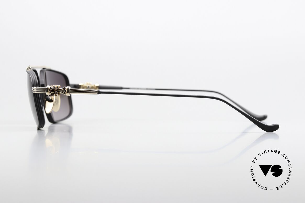 Chrome Hearts Lick'N Entspiegelte Zeiss Sonnengläser, markante Luxusbrille; ungetragen; Größe 59/19, Passend für Herren Chrome Hearts Lick'N Entspiegelte Zeiss Sonnengläser, markante Luxusbrille; ungetragen; Größe 59/19, Passend für Herren