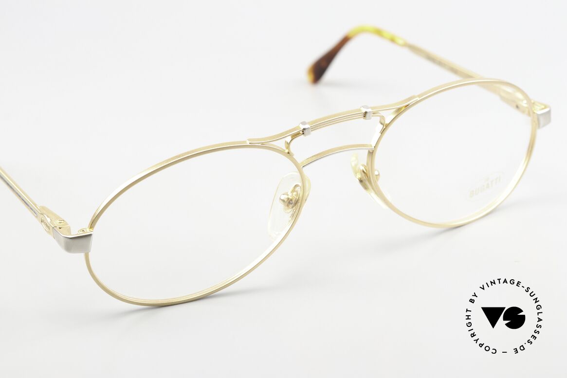 Bugatti 13408 Vintage Herrenbrille Luxus, ungetragen (wie alle unsere VINTAGE Bugatti Brillen), Passend für Herren