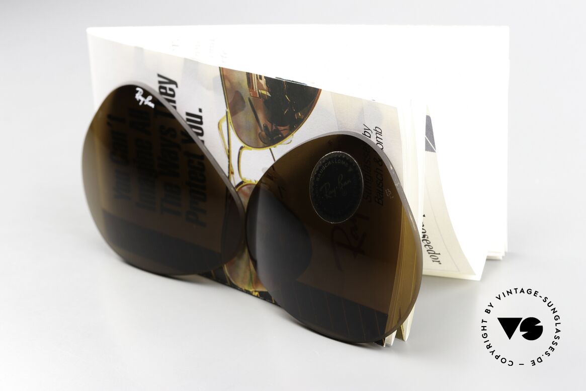 Ray Ban Aviator 62mm Lenses B&L USA Sonnengläser B15, orig. Gläser für die alten 62er Ray-Ban Aviator, Passend für Herren und Damen Ray Ban Aviator 62mm Lenses B&L USA Sonnengläser B15, orig. Gläser für die alten 62er Ray-Ban Aviator, Passend für Herren und Damen