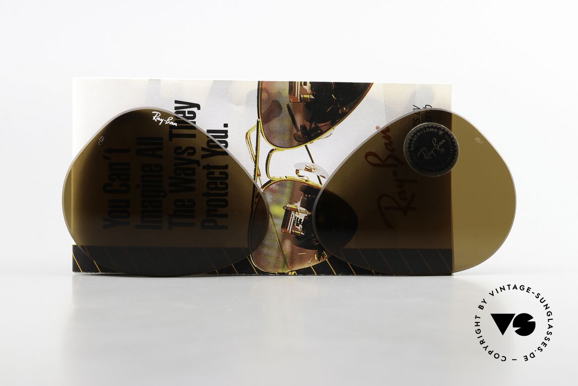 Ray Ban Aviator 62mm Lenses B&L USA Sonnengläser B15, passend für Outdoors II, Large M. II, Schooter II, Passend für Herren und Damen Ray Ban Aviator 62mm Lenses B&L USA Sonnengläser B15, passend für Outdoors II, Large M. II, Schooter II, Passend für Herren und Damen
