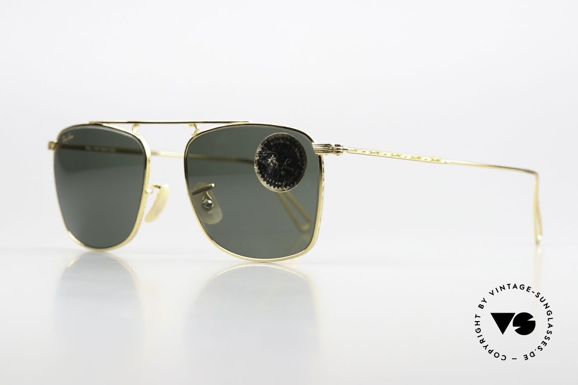 Ray Ban Vintage Rectangle Alte Bausch&Lomb USA Brille, mit den legendären B&L Gläsern (100% UV Schutz), Passend für Herren und Damen Ray Ban Vintage Rectangle Alte Bausch&Lomb USA Brille, mit den legendären B&L Gläsern (100% UV Schutz), Passend für Herren und Damen