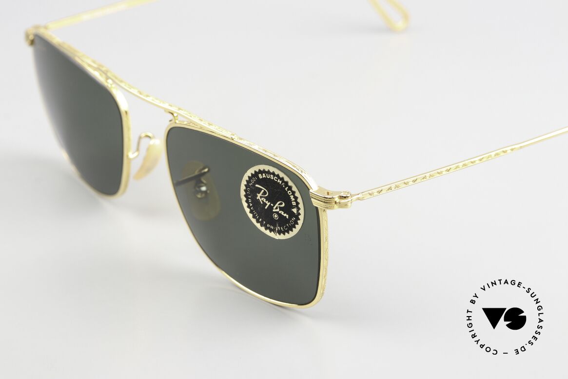 Ray Ban Vintage Rectangle Alte Bausch&Lomb USA Brille, ungetragenes Einzelstück inkl. original Ray-Ban Etui, Passend für Herren und Damen Ray Ban Vintage Rectangle Alte Bausch&Lomb USA Brille, ungetragenes Einzelstück inkl. original Ray-Ban Etui, Passend für Herren und Damen