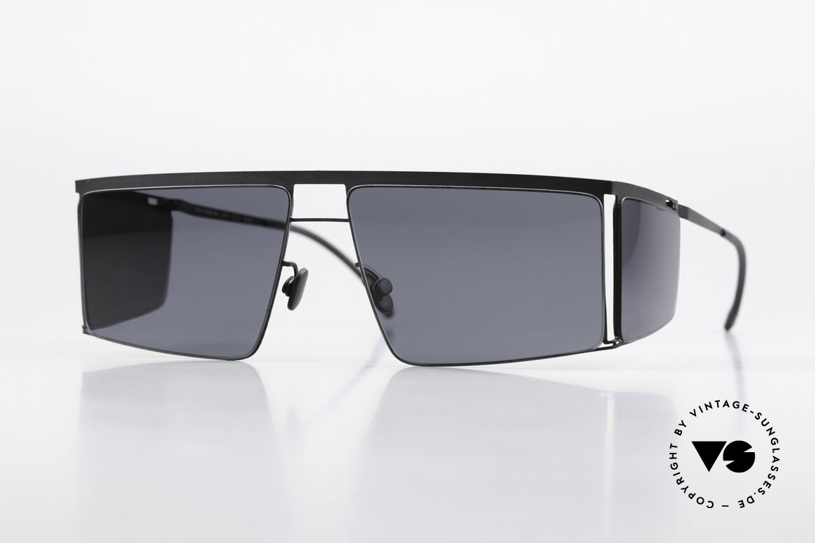 Mykita Helmut Lang HL001 Eckige Brille Mit Seitenscheiben, Mykita Sonnenbrille, Mod. HL001, Gr. 57/13, c. 868, Passend für Herren und Damen Mykita Helmut Lang HL001 Eckige Brille Mit Seitenscheiben, Mykita Sonnenbrille, Mod. HL001, Gr. 57/13, c. 868, Passend für Herren und Damen