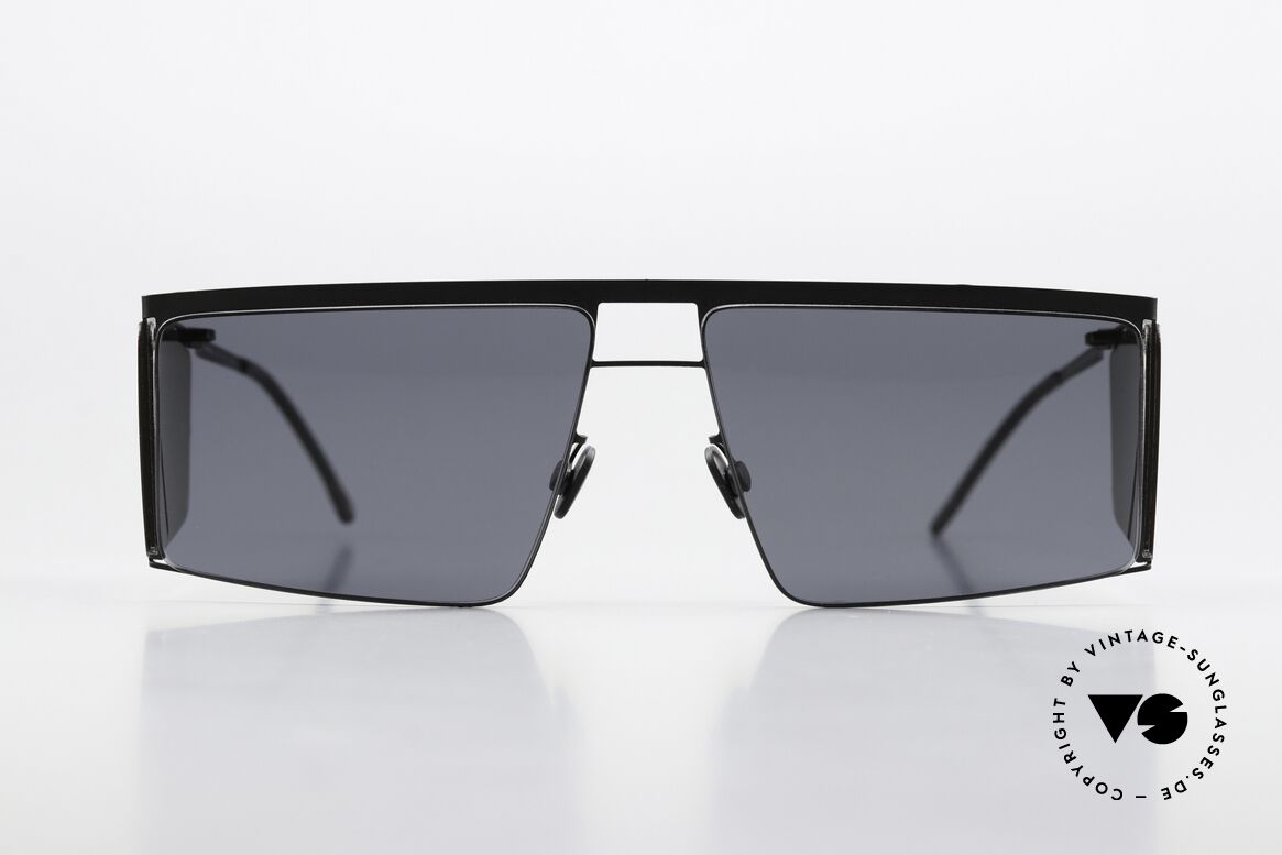 Mykita Helmut Lang HL001 Eckige Brille Mit Seitenscheiben, Zusammenarbeit mit Modedesigner HELMUT LANG, Passend für Herren und Damen Mykita Helmut Lang HL001 Eckige Brille Mit Seitenscheiben, Zusammenarbeit mit Modedesigner HELMUT LANG, Passend für Herren und Damen