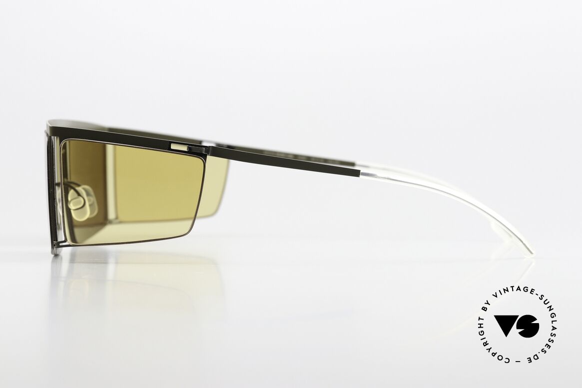 Mykita Helmut Lang HL001 Camou Green Jelly Yellow Sides, ungetragenes Modell mit vollständiger Verpackung!, Passend für Herren und Damen Mykita Helmut Lang HL001 Camou Green Jelly Yellow Sides, ungetragenes Modell mit vollständiger Verpackung!, Passend für Herren und Damen
